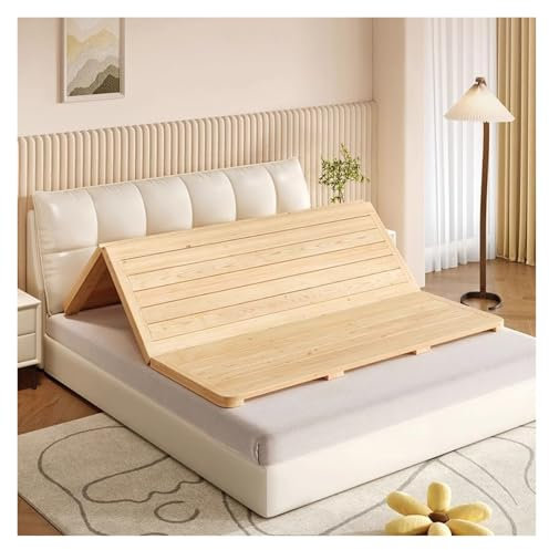 Bettlatten aus Holz, volle Größe (100 x 190 cm), faltbares Design für Doppel-/Einzel-/Kingsize-Betten, 190 x 200 cm Länge, stabile und langlebige Unterstützung für Matratze