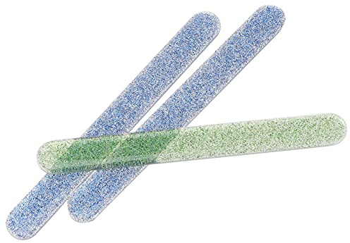 Ipetboom 3piezas Uñas de Nanocristal Pulidoras Profesionales para Manicura Purpurina Herramienta para Decoración de Uñas Color Aleatorio