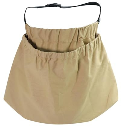 Generisch Frutta grembiule, raccolta mela, fungo, frutta, verdura, tessuto Oxford, impermeabile, durevole, per frutteto, fattoria, giardino, 60 x 33 cm, cachi, Siehe Beschreibung
