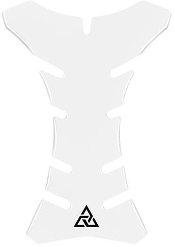 Autodomy Motorcycle Tank Protector Transparent V2 20x14 cm | Motorcycle Tank Pad Universal | Resists Rain and Sun