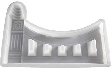 DUMRALBQE Stampi per Pavimentazione in Calcestruzzo Garden Decor Stampo Pool Building Calcestruzzo Cavo di plastica Mattone Brick Antico Cortile Antique Cemento per Strumento Riutilizzabile