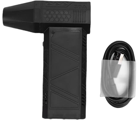 SEAFRONT Ventilatore Senza Fili, Ventilatore Elettrico da 130000 Giri/min 200 W con Batteria da 4000 MAh per Tastiera Laptop Pulizia Auto Gonfiaggio Falò