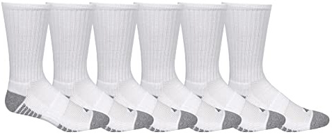 Columbia Calcetines de piqué con Soporte de Arco, 6 Pares, Blanco, Taille Unique para Hombre