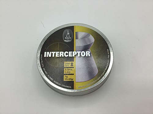 iHunter BSA Interceptor .22/5.5mm Airgun Pellets (250ct)