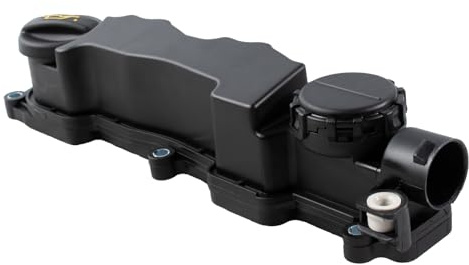 Dixhills Tapa de válvula de culata con válvula de ventilación y junta, cubierta de válvula del motor-balancín de repuesto para 1.6 HDI Berlingo C2 C3 C4 307 207 206 Focus número de pieza 9651815680