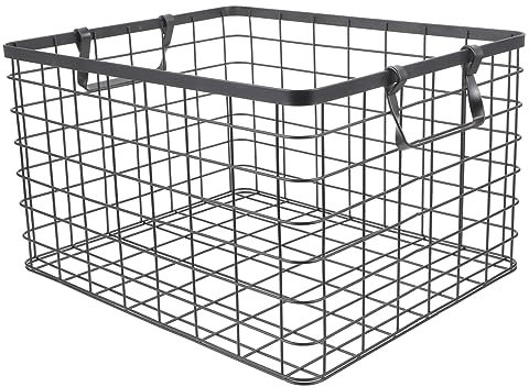 Milisten Elegante Porta Legna Da Ardere in Metallo Per Riporre La Legna Da Ardere Cestino Per Per Esterno Organizer Per in Metallo Con Maniglia Pieghevole