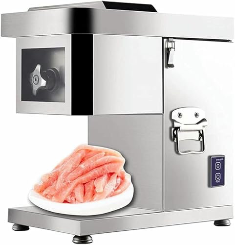 Cortador De Verduras Eléctrico De Acero Inoxidable para Rebanar Y Triturar, Cortadora De Alimentos para Carne Vegetal, Picadora De Carne para Alimentos De Frutas, Cortadora Profesional, 3 Mm (3 Mm)