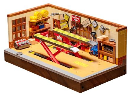 City Car Garage Building Set, Auto Repair Shop Toy Model for Speed Champion Car, Building Blocks Playset for Adults Kids Aged 8+ （750 Pieces）