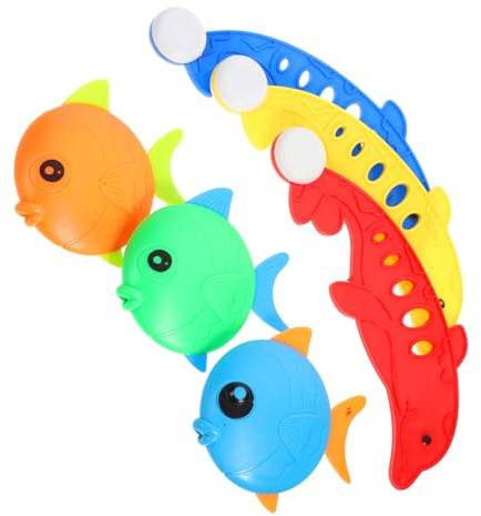 LALADEFIEE 6pcs Diving for Swimming Pool Plastic Dolphin Fish Sinkers Safe Dive Plaything for Ages Enhances Underwater Skills and Swimming Fun