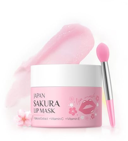 Vawolecy Mascarilla Labial Hidratante, Mascarilla para Dormir Lip Booster de Hidratación y Colágen, Bálsamo de Manteca para Dormir