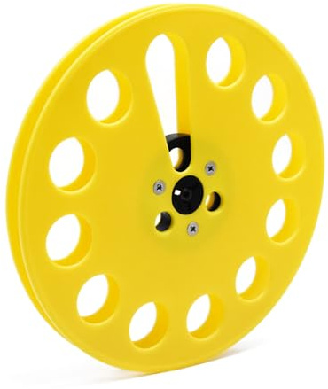 Wilgure Bobina di avvolgimento con fori multipli 17 8 cm (7 pollici) Mozzo di nastro vuoto accessori in plastica plastica leggera registratori bobina di manutenzione