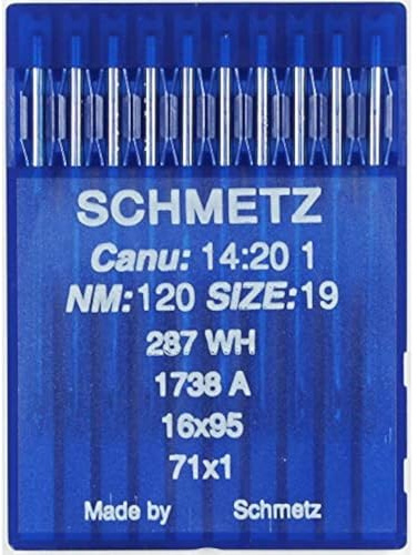 10 Nadeln für industrielle Nähmaschine DBx1 1738(A) 16x231 Stärke 120/19 Kolben rund
