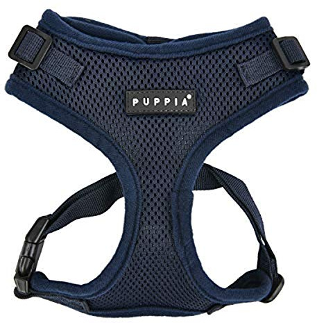 Puppia RiteFit Arnés para Perros pequeños y medianos - Ajustable y Super Suave en Muchos Colores - También utilizable como arnés para Cachorros - Correa para Perros Anti tirón