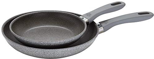 Ballarini Parma Plus Bratpfannen-Set, Aluminium, antihaftbeschichtet, hergestellt in Italien, 2-teilig