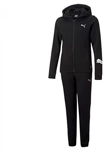 PUMA Chándal clásico con Capucha FL Cl G Traje Deportivo, Negro Black, 104 para Niñas