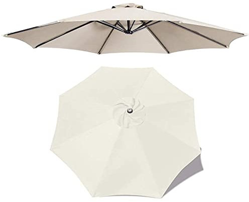 Parasol Umbrella Replacement Canopy Cover, 2.7m, 3m, 6 Arms, 8 Arms Garden Parasol Covers Patio Umbrella Sun Shade Cover, For Backyard Pool Umbrella Cantilever Parasol