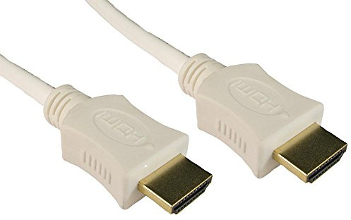 Pro Signal 1m High Speed HDMI Cable with Ethernet – White 4K UHD HDMI Lead with ARC & 3D Support – Male to Male – 99HDHS-101WHT