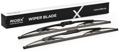 RIDEX Scheibenwischer Set Wischerblätter Satz ohne Spoiler Vorne Länge 1: 450mm Länge 2: 450mm Standard Kompatibel mit OPEL Corsa C Schrägheck X01 298W0053