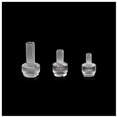 20 teile/los M3 M4 M5 M6 M8 PC Transparente Polycarbonat Rändelschraube Hand Ziehen Schrauben Hand Twist Schraube (Size : M4x16)