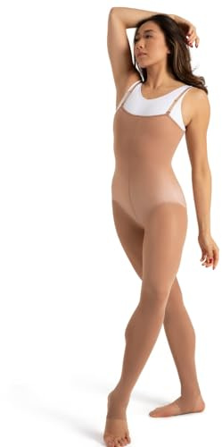 Capezio Ultra Soft Stirrup Body Tight, Light Suntan, S/M