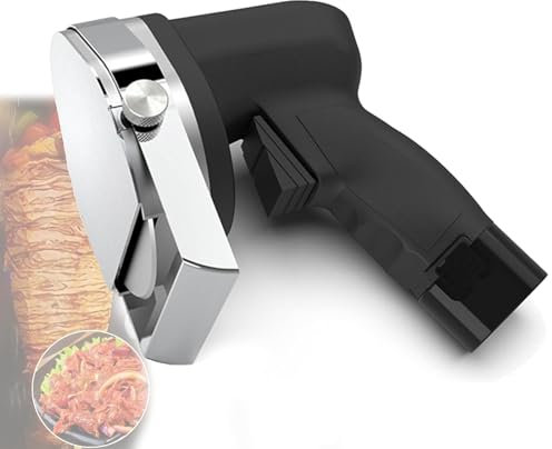 Weyot Cuchillo Eléctrico Cuchillo de Kebab Eléctrico Eficiente Rebanador de Kebab, Máquina Profesional de Kebab Mango Ergonómico de Cómodo para Sostener Alta Durabilidad