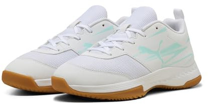 PUMA Unisex Kinder Varion Ii Jr Hallenturnschuh, Electric Peppermint Puma White Gum, 35.5 EU