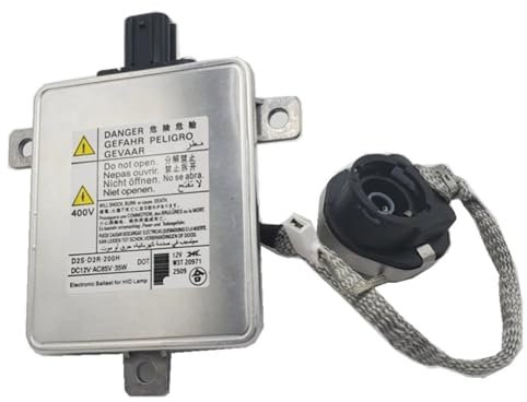 ZHjLut Xenon Vorschaltgerät Kompatibel mit Mazda für CX-9 2007 2008 2009 2010 2011 2012 W3T19371 Xenon-Scheinwerfer Elektronisches HID-Vorschaltgerät mit Kabel D2S D2R