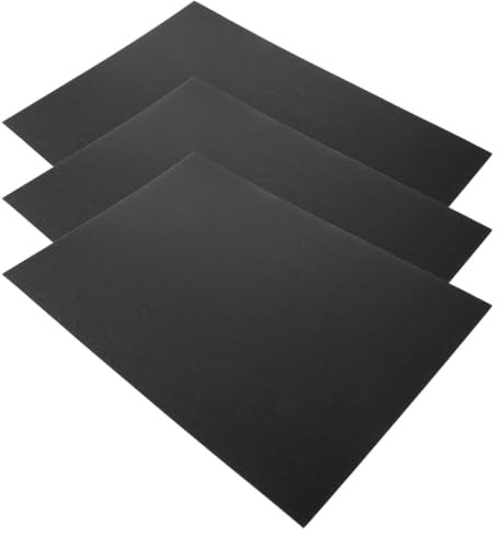 Anneome Taschenstabilisator 3 Stück Schwarze Bodeneinlagen für Handtaschen Shopper Rucksäcke Verdickte Kunststoff Platte 42X29cm Formstabil Belastbar