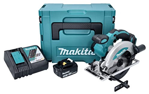 Makita DSS 610 RT1J Akku Handkreissäge 18 V 165 mm + 1x Akku 5,0 Ah + Ladegerät + Makpac
