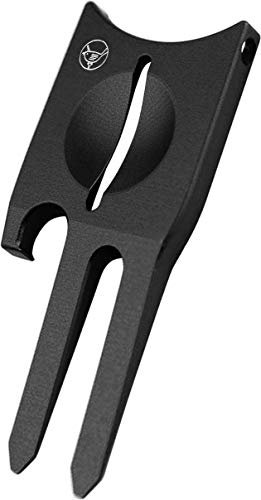 Birdicorn Le 6 en 1 Outil de Golf Relève-Pitch, Noir