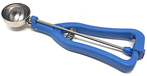 F7036B Porzionatore colore BLU per gelato professionale in acciaio inox Diam 46mm