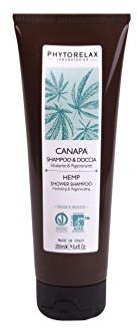 Phytorelax Laboratories Shampoo e Doccia Idratante e Rigenerante Canapa - 250 ml