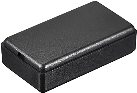 sourcing map 10 Stück Mini Staubdichte Anschlussdose 50x28x15mm ABS für Elektroprojekte Schwarz