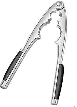Portable Nut Cracker Kitchen Gadgets Tool Sheller Walnut Opener Plier Alloy Opener Nutcracker Kitchen Accessories