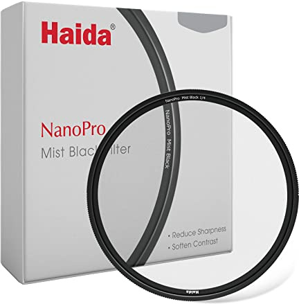 Haida NanoPro Effektfilter, Nebel, Schwarz, 1/4 Soft Focus Character Shooting Effect Filter, 67 mm