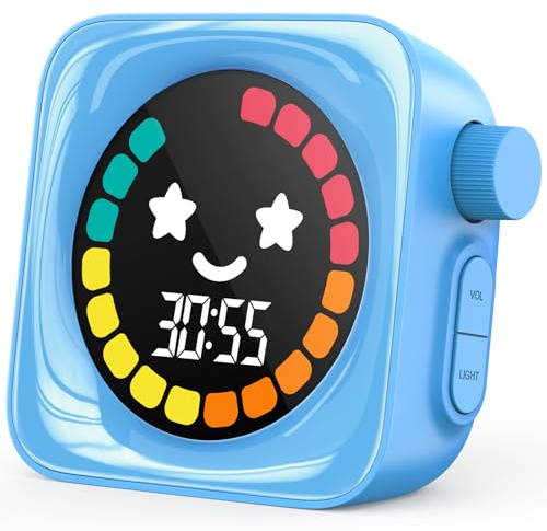 Visual Timer for Kids, 99 Minute Digital Cute Kids Visual Timer Classroom Timer for Homeschool Supplies Study Teaching Time Management Tool Countdown Timer