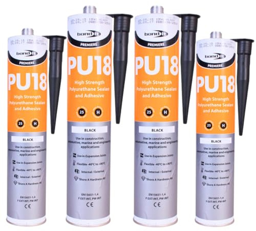 PU18 Polyurethane Sealant Adhesive Black | High Strength Polyurethane Sealant and Adhesive (4)