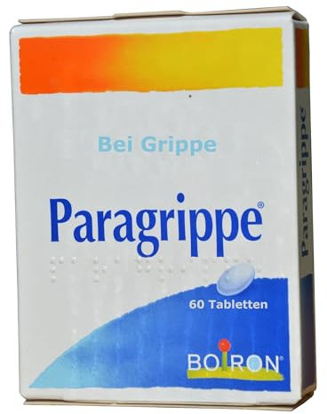 Paragrippe, 60 Tabletten, bei gripaller Infektion, Erkältung, Grippe, Fieber, Schüttelfrost, Muskel-und Knochenschmerzen, Arthrose