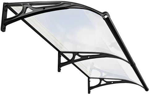 Terrassenüberdachung, robust, aus Polycarbonat, für den Außenbereich, Schutz vor Sonne und Schnee, UV-beständig, für Veranda, Terrasse und Deck, einfach anzubringen und zu pflegen