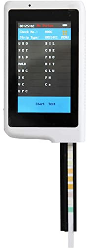 YXZQLOZ Analizador de orina, analizador de Prueba de orina en casa Bluetooth con Pantalla a Color con Tiras reactivas de PH, Carga USB