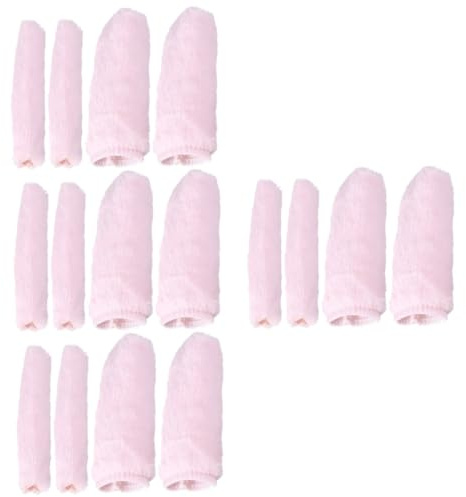 ibasenice 4sets Bike Handlebar Plush Covers Brake Grips Warm Covers Nonskid Handlebar Grip for Outdoor Cycling Bike Supplies