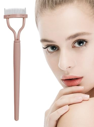 Peigne De Cils - Shaper De Cils Pour Les Yeux Portables, Applicateur Cosmétique De Peigne À Sourcils | De Toiletteur De Style Coussin, Brosse De Fixateur De Mascara, Gadget De Maquillage Profess