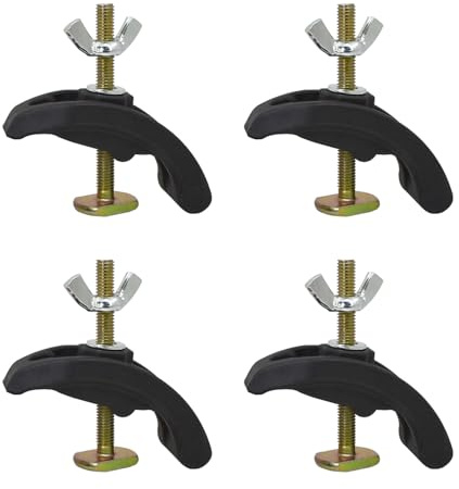 Ragyzity 4pcs Press Plate Clamp, CNC Arcuate Press Plate Clamp for Fixture Milling Drilling Engraving Machine Plater Fixed Mold, Fixture Fastening Platen Router Woodworking Accessories
