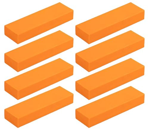 Quorvex Eliminador De Óxido Para Acero Inoxidable,Abrillantador para Acero Inoxidable | 8 Piezas Goma Reutilizable para Eliminación de Manchas en Utensilios de Cocina Sarro Electrodomésticos Hogar