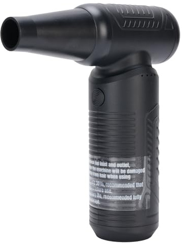 Sxhlseller Aeratore Elettrico Ricaricabile Senza Fili per la Pulizia Dell'Auto di Ufficio Domestico, Soffiatore per Polvere con Motore Brushless da 130.000 Giri/min con Ugelli e Spazzole, Spolverino