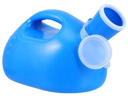 PartyKindom Orinatoio da Viaggio per Uomo in Plastica 3000ml con Coperchio Anti-rovesciamento, Vaso Portatile Riutilizzabile per Anziani e Uso Ospedaliero, Contenitore Urina Ergonomico