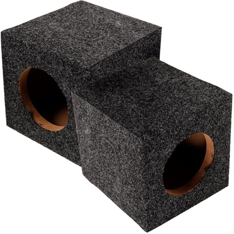 SHERCHPRY Cassa Acustica Porta in Legno 4 Pollici, Subwoofer per Auto Moquette, Box Audio per Impianto Audio Veicolare, Installazione Semplice per Appassionati e Professionisti