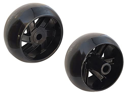 SECURA 2x Stützrad Deckrad kompatibel mit Husqvarna TC142T 960510146 Rasentraktor