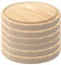 Space Home - Platos para Pulpo de Madera - Plato para Pulpo - Plato de Quesos - Plato de Madera - Set de 6 - Diámetro 26 cm
