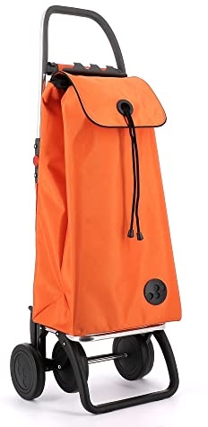 Rolser I-Max MF 4 Wheel Foldable Shopping Trolley - Orange